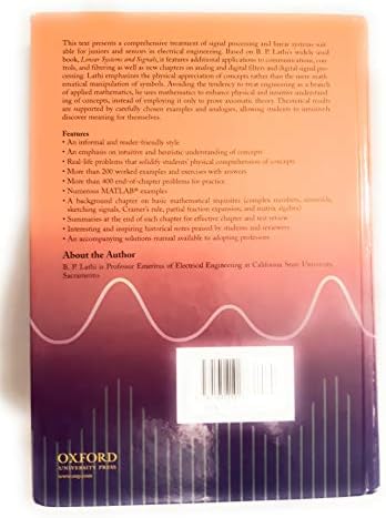 Signal Processing and Linear Systems by B. P. Lathi