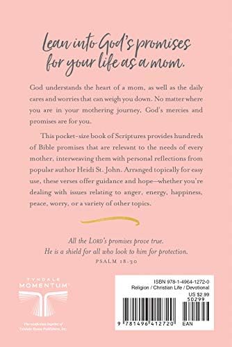 Bible Promises for Moms: Inspirational Verses of Hope & Encouragement for Christian Mothers by Heidi St. John