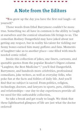 Laughter Really Is The Best Medicine: America's Funniest Jokes, Stories, and Cartoons (Laughter Medicine) by Reader's Digest