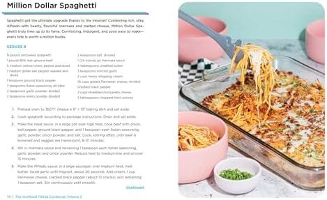 The Unofficial TikTok Cookbook, Volume 2: 75 (More!) Internet-Breaking Recipes for Meals, Snacks, Drinks, Treats, and More! (Unofficial Cookbook Gift Series) by Palestrina McCaffrey