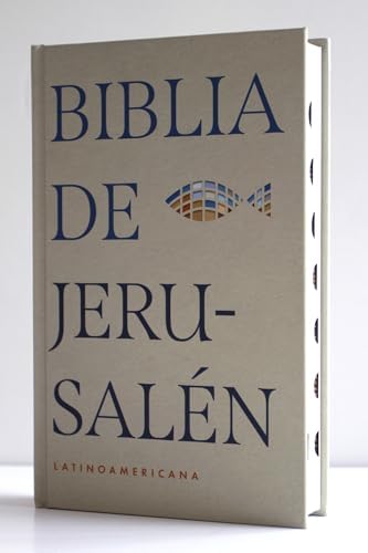 Biblia Católica Biblia de Jerusalén Latinoamericana, tapa dura edición clásica marrón arena con índice / Jerusalem Bible - Latin American Edition HC Sand (Spanish Edition) by Biblia de Jerusalén