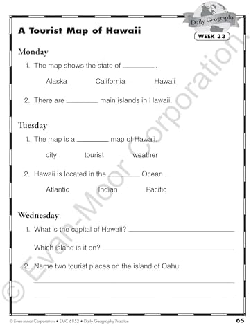 Evan-Moor Daily Geography Practice, Grade 2 Student Book by Evan-Moor Educational Publishers