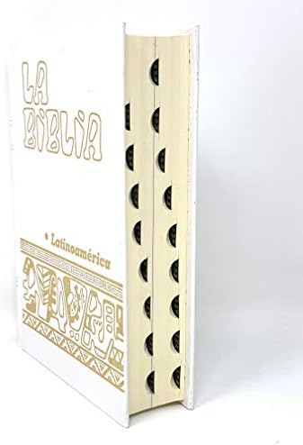 La Biblia Latinoamérica [bolsillo] cartoné blanca, con uñeros by Bernardo Hurault