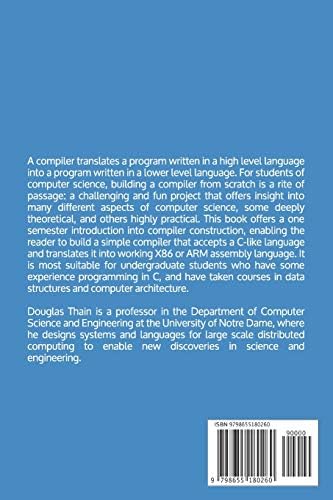 Introduction to Compilers and Language Design: Second Edition by Douglas Thain