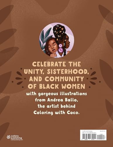 Coloring with Coco: Sisterhood in Solidarity: Relaxing Bold and Easy Coloring Book for Adults and Teens by Andrea Ballo
