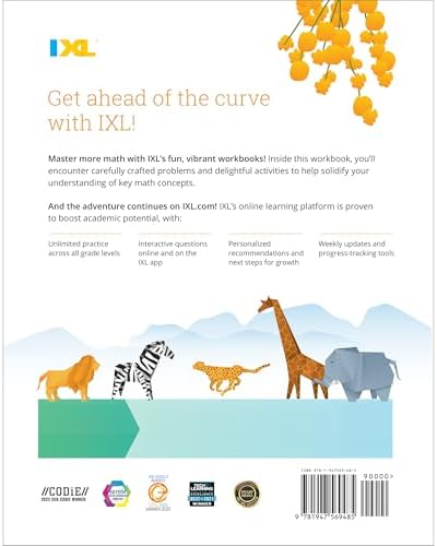 The IXL Ultimate 1st Grade Math Workbook, Activity Book for Kids Ages 6-7 Covering Addition, Subtraction, Place Value, Geometry, Counting Money, ... and More Mathematics (IXL Ultimate Workbooks) by IXL Learning