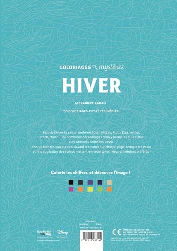 Coloriages mystères Disney - Hiver by Alexandre Karam