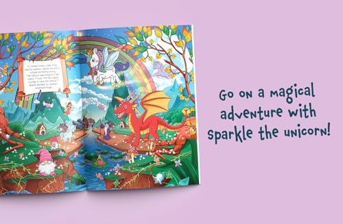 I Spy Unicorn Adventures: Find Unicorns, Princesses and Fairies on a Magical Journey! A Cute Search and Find Unicorn Book for Toddlers (I Spy Books for Toddlers) by Marlies Larch