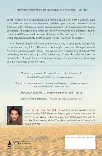 What Remains: A Memoir of Fate, Friendship, and Love by Carole Radziwill