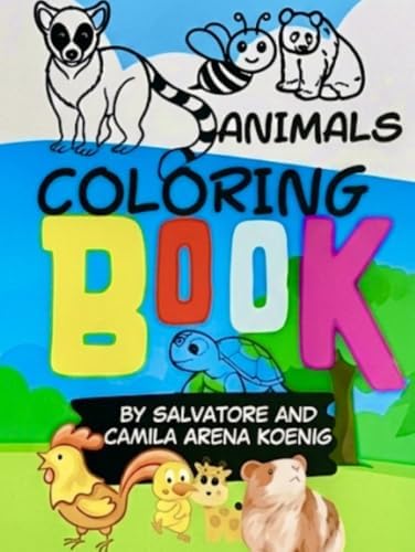 Animals Coloring Book+: 100+ Creative & Relaxing Pages (Spanish Edition) by Camila Koenig