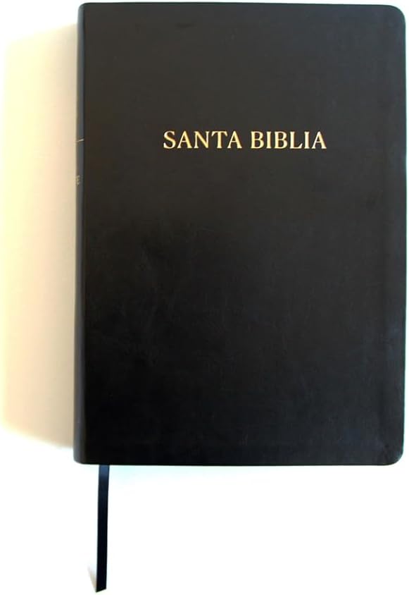 Biblia Reina Valera Revisada 1960 letra súper gigante, símil piel negro / Spanish Bible RVR 1960 Super Giant Print, Black Leathersoft (Spanish Edition) by Reina Valera Revisada 1960