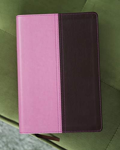 NIV, KJV, Parallel Bible, Large Print, Leathersoft, Pink/Brown: The World's Two Most Popular Bible Translations Together by Zondervan