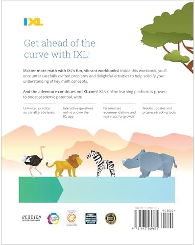 The IXL Ultimate 6th Grade Math Workbook, Activity Book for Kids Ages 11-12 Covering Geometry, Statistics, Equations, Integers, Ratio, and More Mathematics (IXL Ultimate Workbooks) by IXL Learning