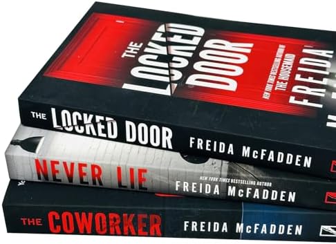 Freida McFadden Collection 3 Books Set (Never Lie, The Locked Door & The Coworker) by Freida McFadden