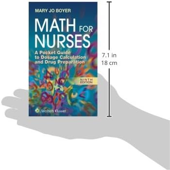 Math For Nurses: A Pocket Guide to Dosage Calculation and Drug Preparation by Mary Jo Boyer RN DNSc