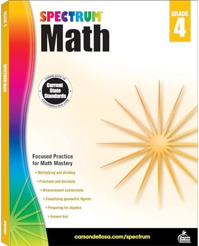 The Grade 4 Series. Spectrum Math Workbook- Volume 5, Spectrum Reading Workbook- Volume 23, Spectrum Vocabulary- Volume 87, Spectrum Writing- Volume 38, Word Problems- Volume 77 by Spectrum by Spectrum