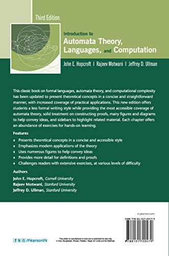Introduction to Automata Theory, Languages, and Computation by Hopcroft John