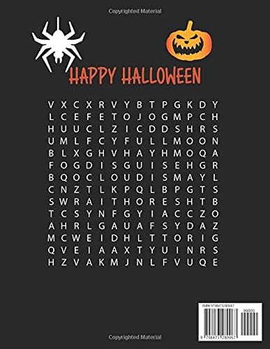 Halloween Large Print Find a Word Search Puzzles for Seniors: Seniors Find a Word Search Book, Large Print, Leisure Activity, Brain Training, with Solutions, Gifts for All! by EasyHW Press