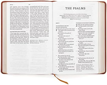 NASB Super Giant Print Reference Bible, Burnt Sienna LeatherTouch by Holman Bible Publishers