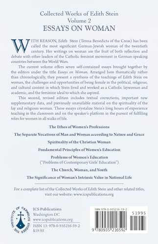 Essays On Woman (The Collected Works of Edith Stein) by Freda Mary Oben