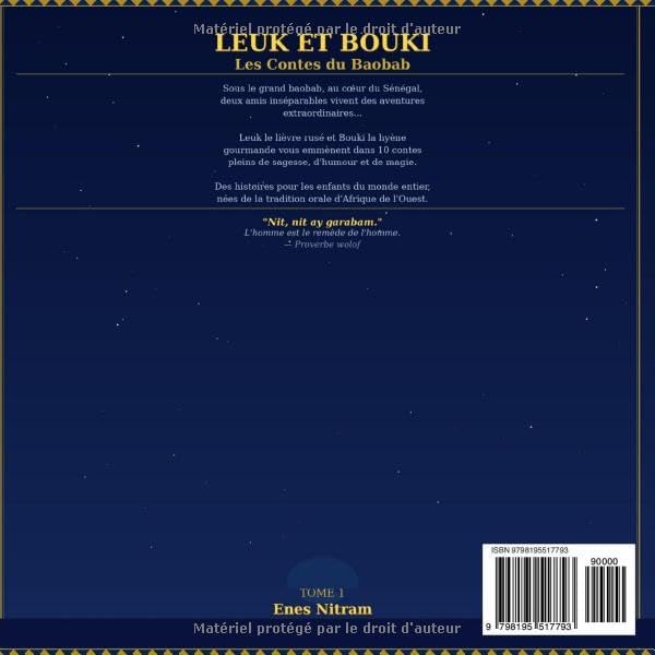 Leuk et Bouki — Les Contes du Baobab: 10 histoires africaines pour les enfants du monde entier (French Edition) by Enes Nitram