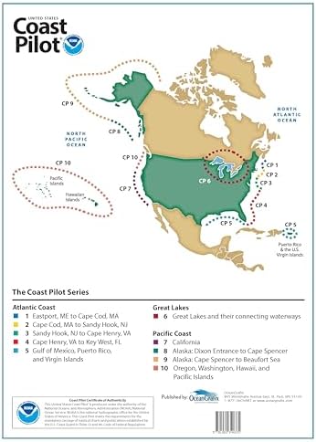 U.S. Coast Pilot 5: Gulf of Mexico, Puerto Rico, and Virgin Islands 2025, 53rd Edition by NOAA