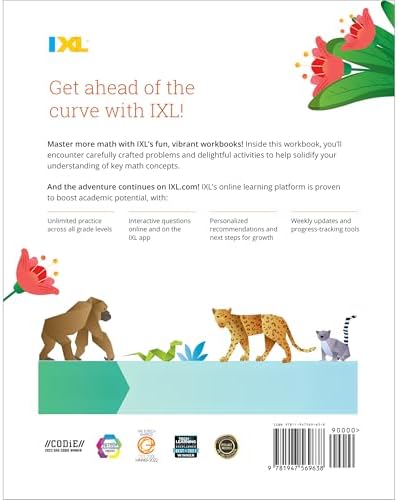 IXL The Ultimate Eighth Grade Math Workbook, Middle School Books for Kids Ages 13-14 Covering Geometry, Algebra, Mathematics Equations, Pythagorean Theorem, and More (IXL Ultimate Workbooks) by IXL Learning