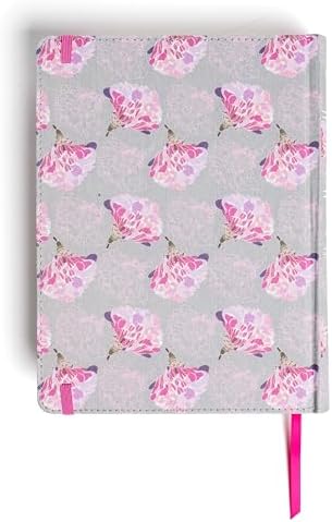 Biblia Reina Valera 1960 de apuntes gris y floreado , tela impresa | RVR 1960 NoteTaking Bible, Grey and Pink, Cloth over Board (Spanish Edition) by B&H Español Editorial Staff