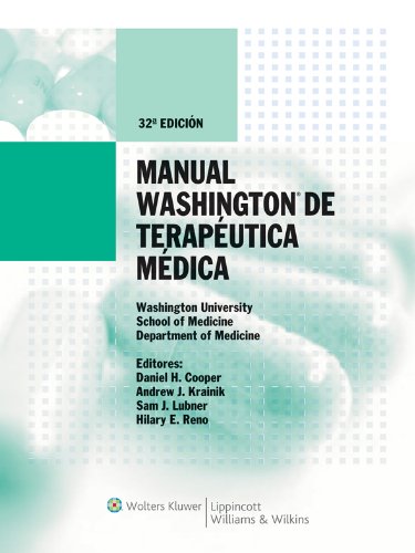 Manual Washington de terapéutica médica (Spanish Edition) by Washington University School of Medicine Department of Medicine