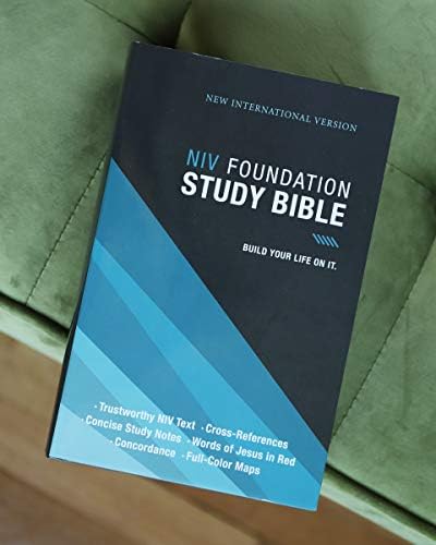 NIV, Foundation Study Bible, Hardcover, Red Letter by Zondervan