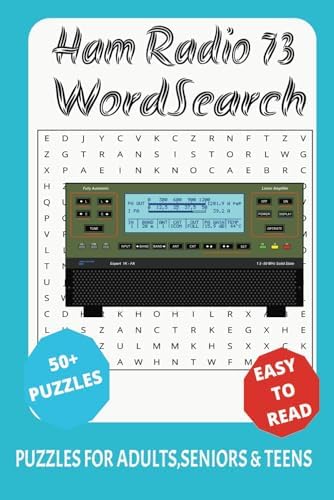 Ham Radio 73 Word Search Puzzle Book: Word Search with Easy to Read Print about Amateur Radio | 6x9 inches, 110 pages | 50+ Puzzles ... Gift for Vacations, Holidays and Free Times by F.L. Wordsmith
