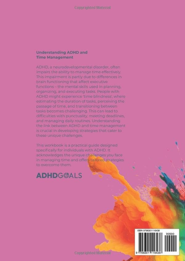 ADHD Time Management Workbook (ADHD Mastery Workbook Series) by ADHD Goals