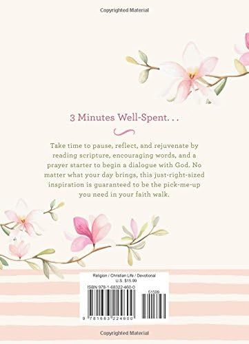 3-Minute Devotions for Women: A Daily Devotional by Barbour Publishing