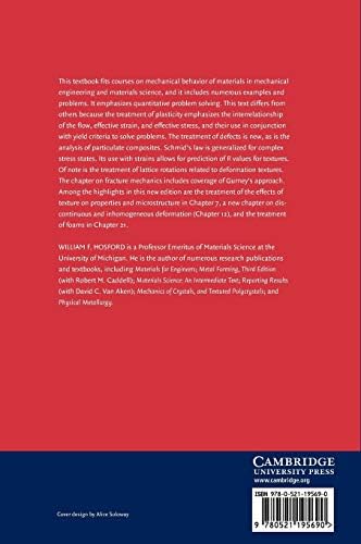 Mechanical Behavior of Materials by William F. Hosford