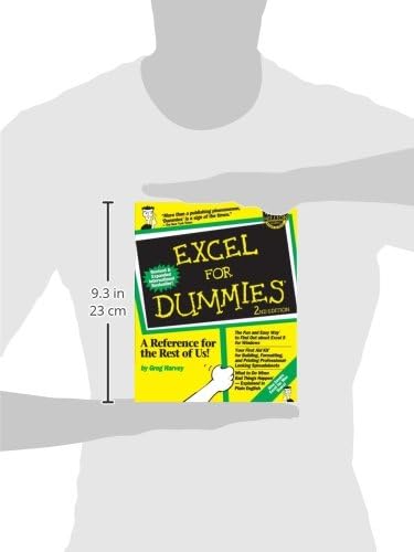 Excel For Dummies, 2nd Edition: 2nd Edition (For Dummies Computer Book Series) by Greg Harvey