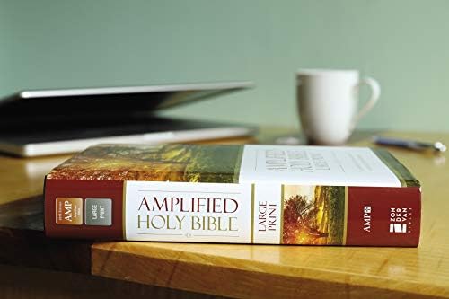 Amplified Holy Bible, Large Print, Hardcover: Captures the Full Meaning Behind the Original Greek and Hebrew by Zondervan