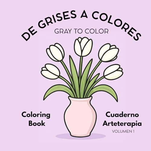 DE GRISES A COLORES: GRAY TO COLOR (Spanish Edition) by Diximarie Serrano