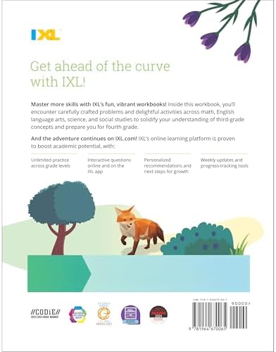 IXL Ultimate Summer 3rd to 4th Grade Workbook, Math, Reading Comprehension, Language Arts, Geography, Science, Social Studies, and Writing Practice for Kids (IXL Ultimate Summer Workbooks) by IXL Learning