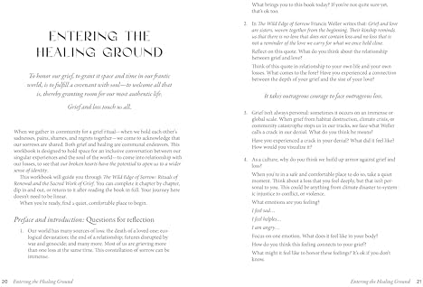 Entering the Healing Ground: The Wild Edge of Sorrow Official Workbook--Reflections, rituals, and meditations for grief and renewal by Francis Weller