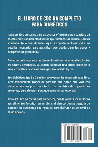 LIBRO DE COCINA COMPLETO PARA DIABÉTICOS En Español / Diabetic Cookbook in Spanish (Spanish Edition) by Charlie Mason