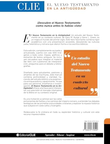 CLIE Nuevo Testamento en la Antigüedad: Un estudio del Nuevo Testamento en su contexto cultural (Spanish Edition) by Gary M. Burge