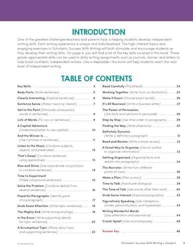 Scholastic Success with Writing Grade 5 Workbook by Scholastic Teaching Resources