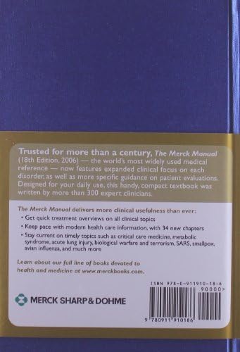 The Merck Manual of Diagnosis and Therapy by Mark H. Beer