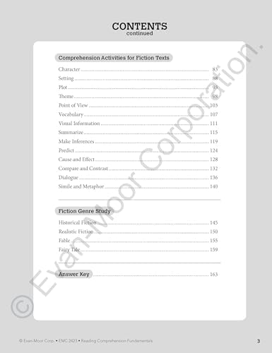 Reading Comprehension Fundamentals, Grade 3 by Evan-Moor Educational Publishers