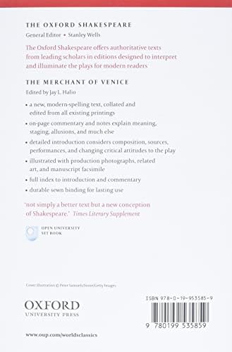 The Oxford Shakespeare: The Merchant of Venice (Oxford World's Classics: The Oxford Shakespeare) by William Shakespeare