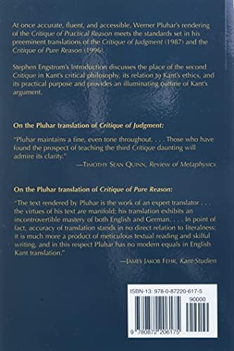 Three Critiques, 3-volume Set: Vol. 1: Critique of Pure Reason; Vol. 2: Critique of Practical Reason; Vol. 3: Critique of Judgment (Hackett Classics) by Immanuel Kant