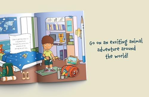 I Spy Animals Around the World: Spot your favorite animals from every continent! A cute search and find animals book for toddlers (I Spy Books for Toddlers) by Marlies Larch