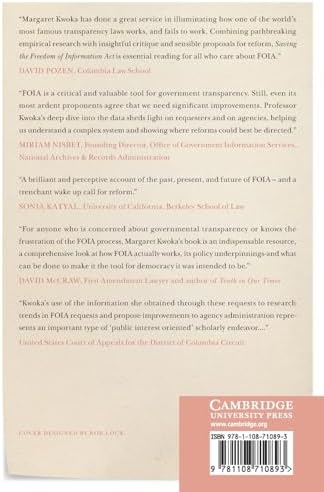 Saving the Freedom of Information Act by Margaret B. Kwoka