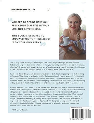 Type 1 Diabetes Mindset Reset: 21 Days to an Intentional Relationship with Type 1 Diabetes by Hannah Marie Hamlin DO