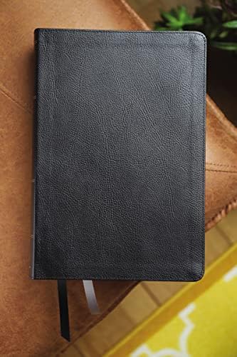 NIV, Thompson Chain-Reference Bible, Large Print, Bonded Leather, Black, Red Letter, Comfort Print by Zondervan